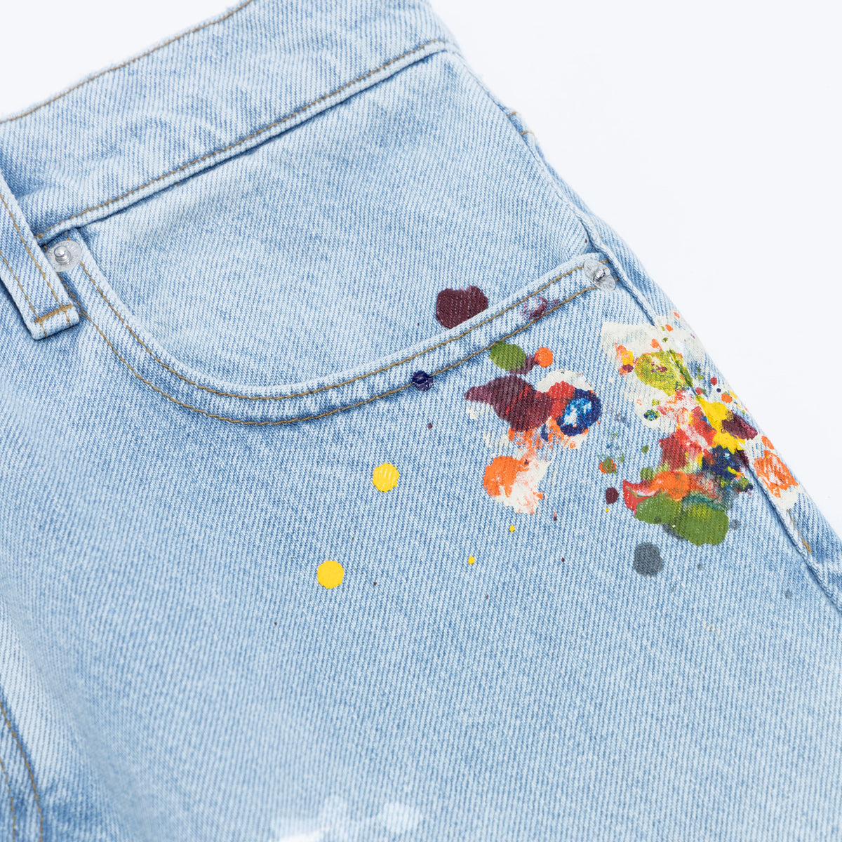PASCAL DENIM PAINT PANT