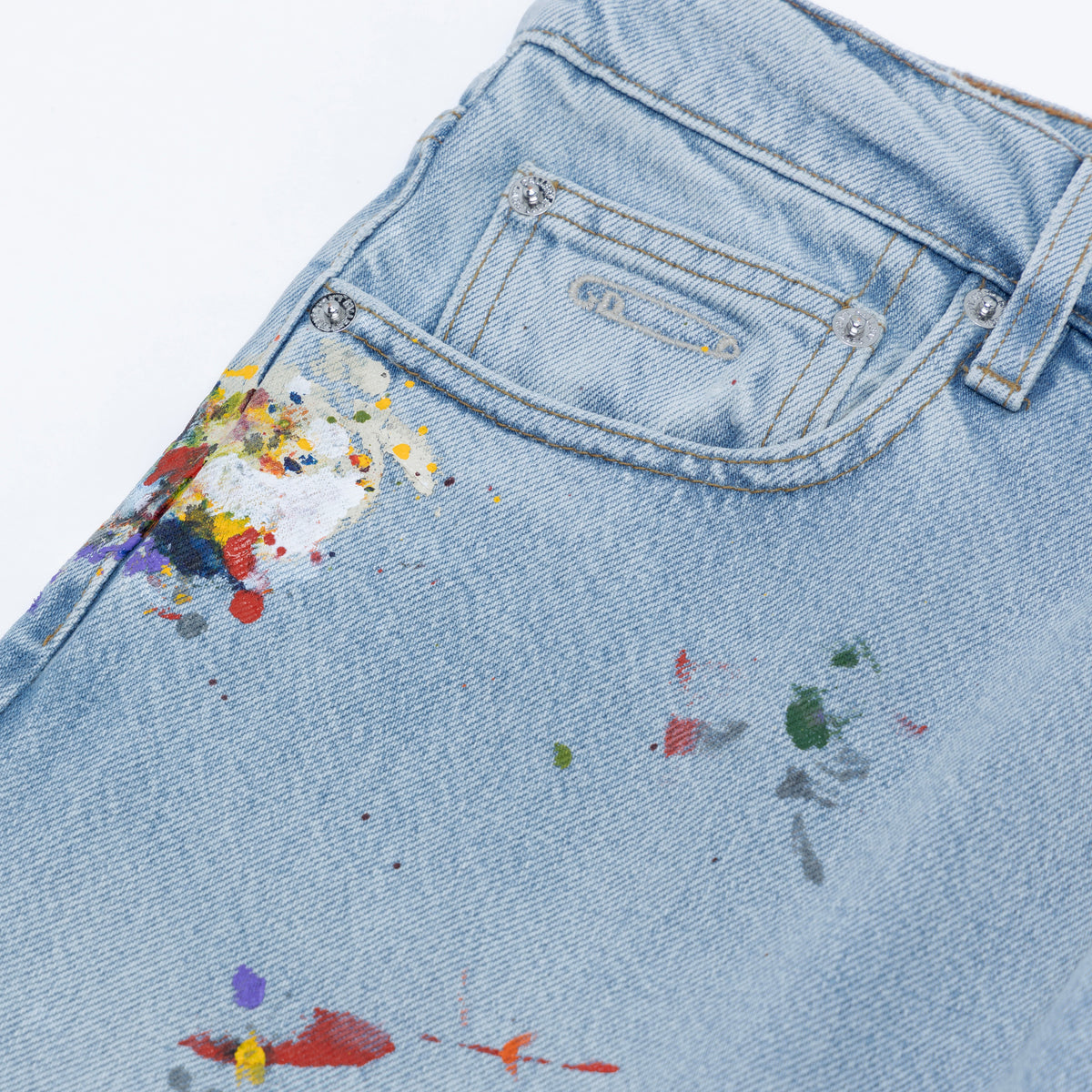 PASCAL DENIM PAINT PANT