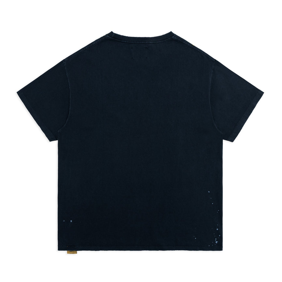 UNIVERSITY GRAPHIC PAINTED TEE